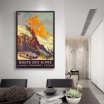 route des alpes poster