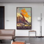 route des alpes poster