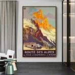 route des alpes poster