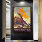route des alpes poster