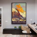 route des alpes poster