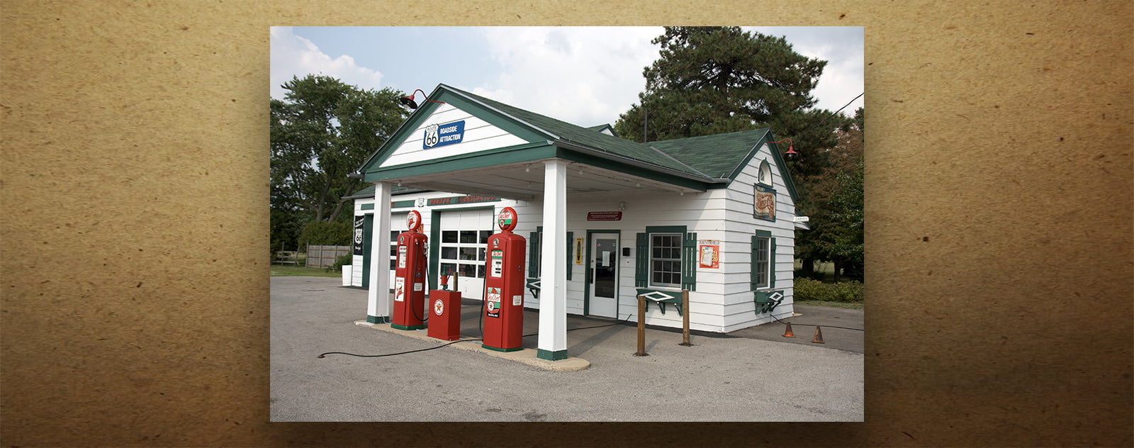 comment la route 66 est devenue une legende pompe a essence vintage texaco