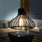 industrial cage chandelier