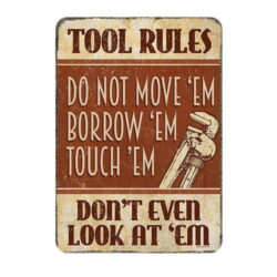 tool rules plate