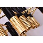 black tube chandelier