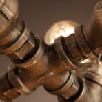chandelier pipe plumbing