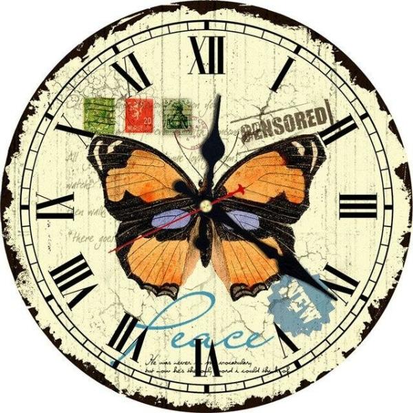 vintage butterfly clock vintage butterfly clock