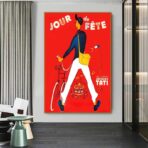 jacques tati holiday poster