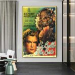 poster la beauty and the beast cocteau