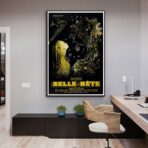 poster beauty and the beast jean cocteau