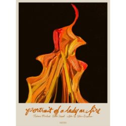 poster portrait of the girl on fire