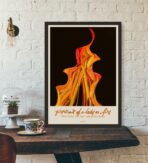 poster portrait of the girl on fire