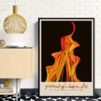 poster portrait of the girl on fire