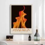 poster portrait of the girl on fire