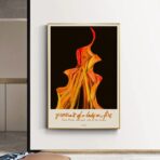poster portrait of the girl on fire