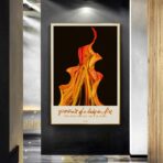 poster portrait of the girl on fire