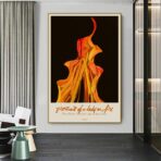 poster portrait of the girl on fire