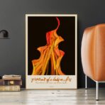 poster portrait of the girl on fire