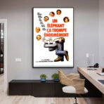poster an elephant is deceiving hugely
