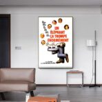 poster an elephant is deceiving hugely