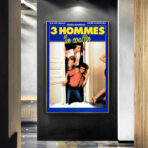 poster 3 men and a basket