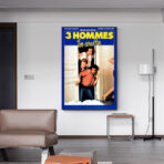 poster 3 men and a basket