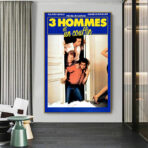 poster 3 men and a basket