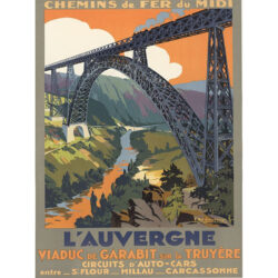 old auvergne poster