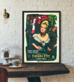 gold helmet poster
