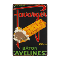 old favarger advertising plaque