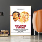 courage lets run poster