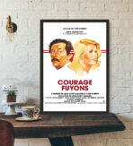courage lets run poster