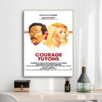 courage lets run poster