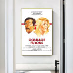 courage lets run poster