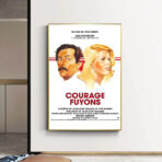 courage lets run poster