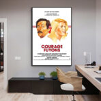 courage lets run poster