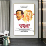 courage lets run poster