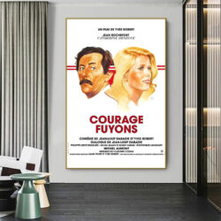 courage lets run poster