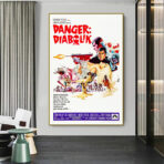 vintage poster danger diabolik
