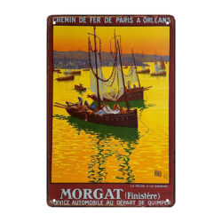 morgat old advertising plaque