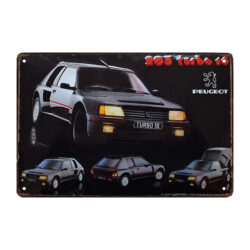 advertising plate 205 turbo 16
