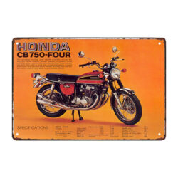 advertising plate 750 honda four