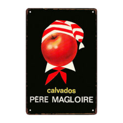 advertising plate food calvados