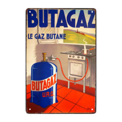 old butagaz advertising plate