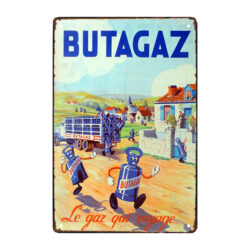 butagaz advertising plate