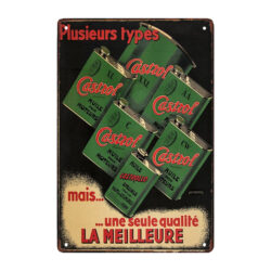 advertising plaque castrol