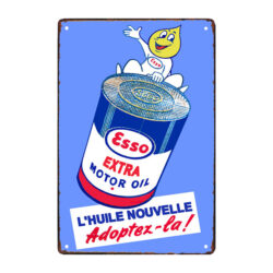 esso advertising plaque