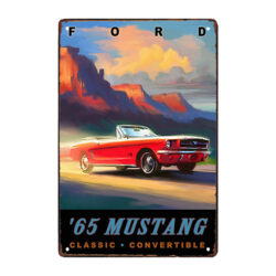 advertising plaque ford mustang