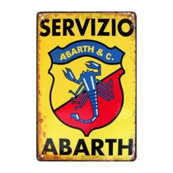 metal plate abarth