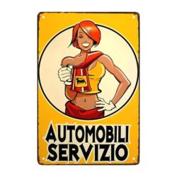 agip metal plate